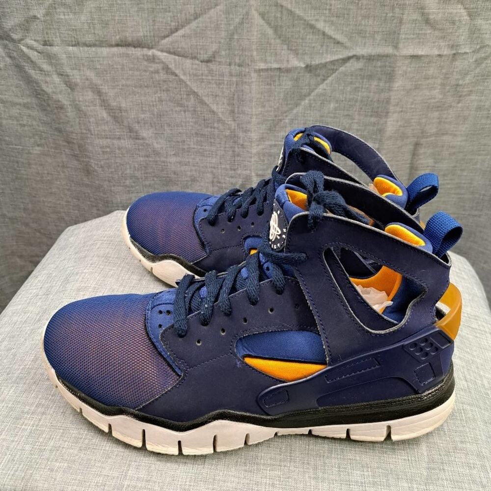 %Nike Huarache Basketball 2012 Loyal Blue/Storm Blue/Vivid Orange Men 11 / A 30